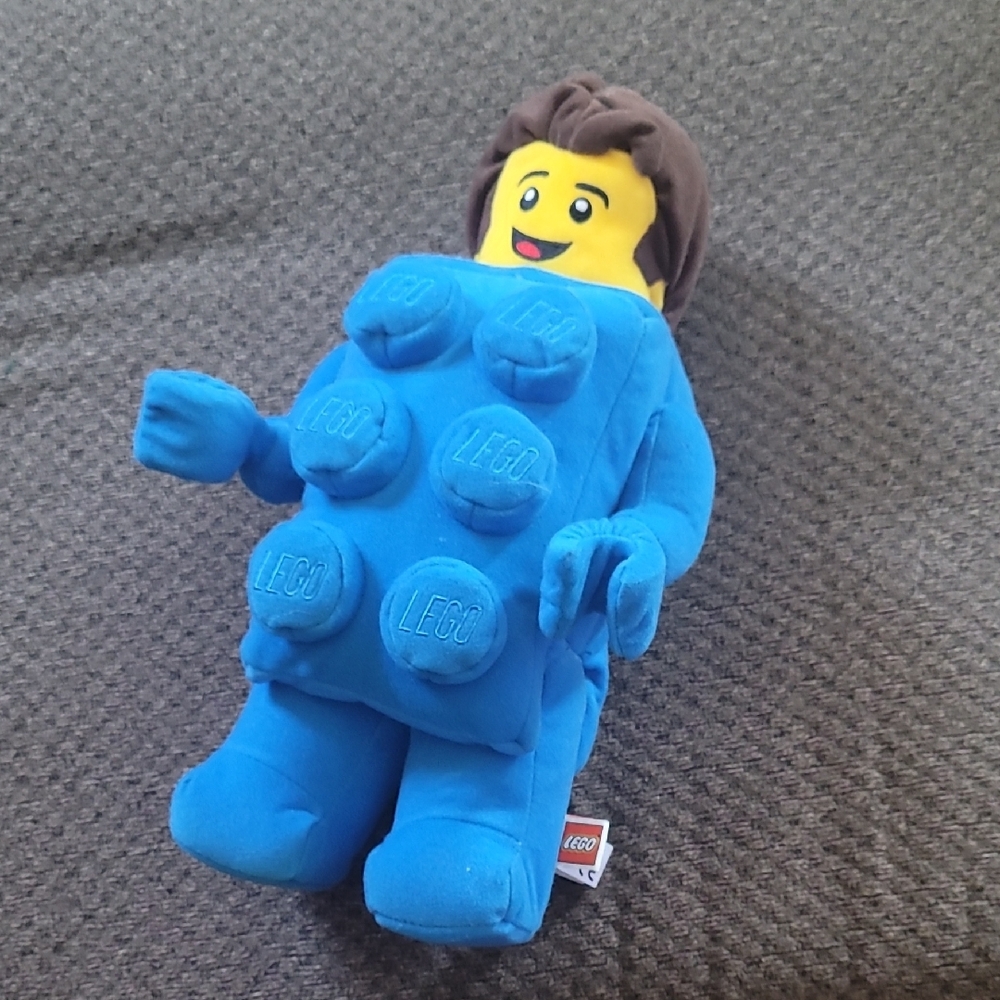 LEGO Blue Plush Toy